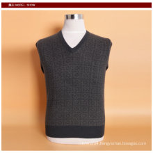 Yak Wool/Cashmere V Neck Pullover Long Sleeve Sweater/Garment/Knitwear